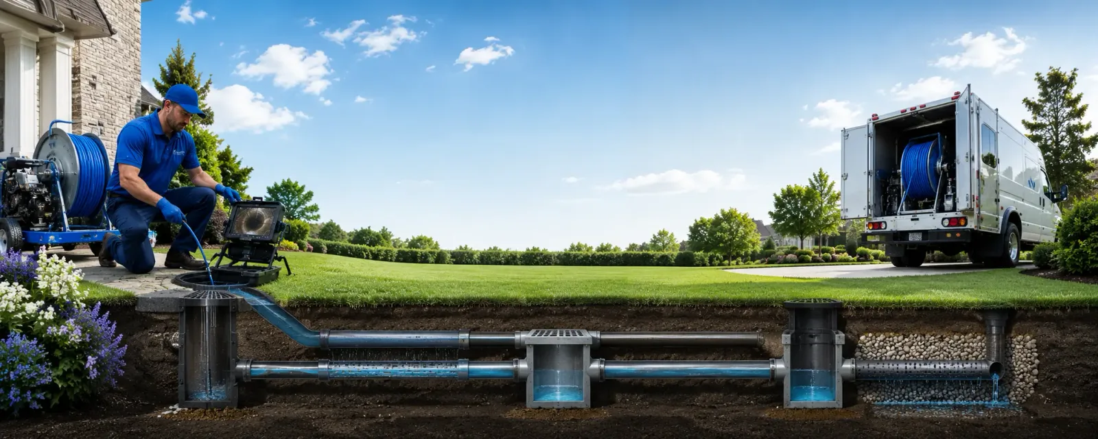 Outdoor drain cleaning information for Grafton, WI