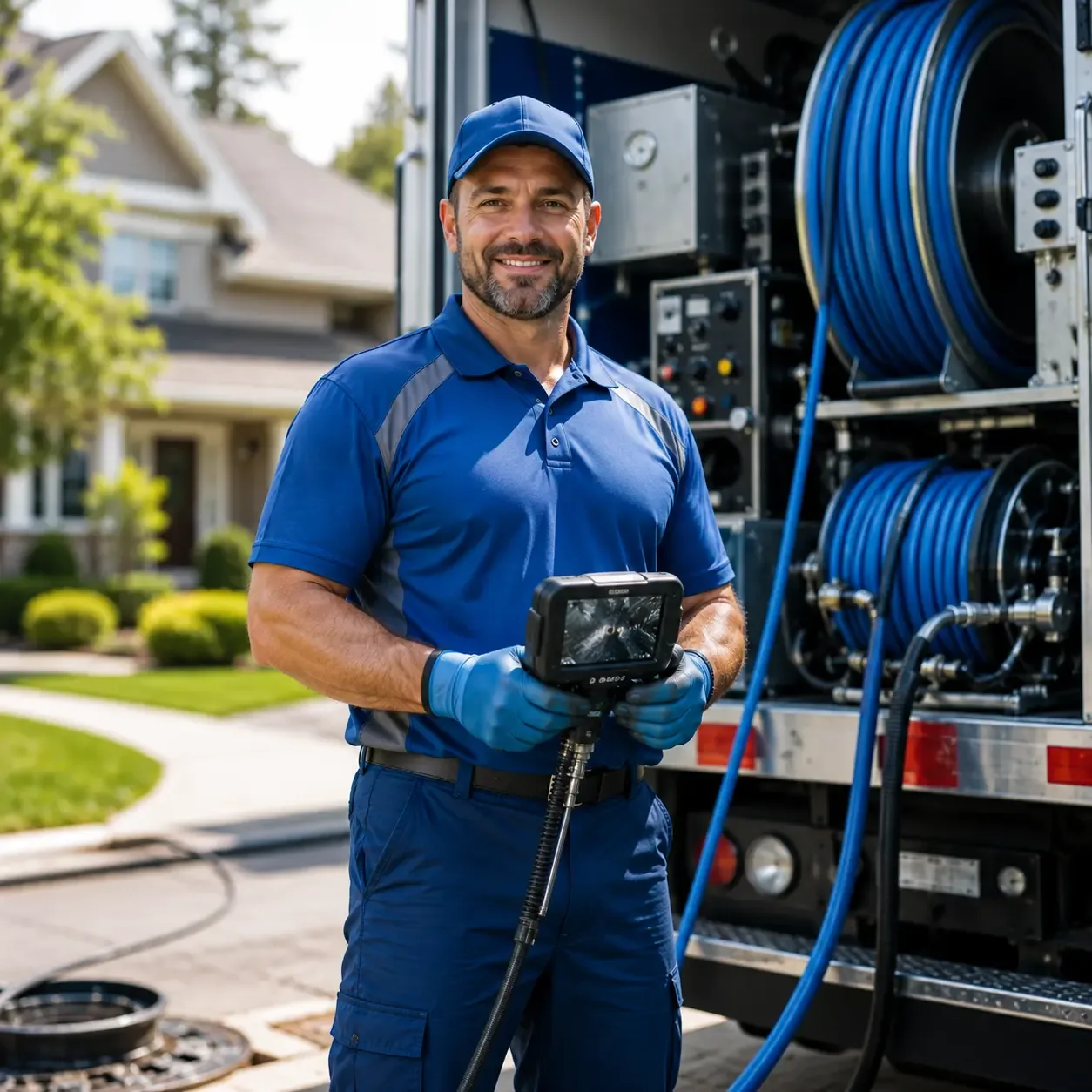 Local outdoor drain cleaning specialists in Grafton, WI